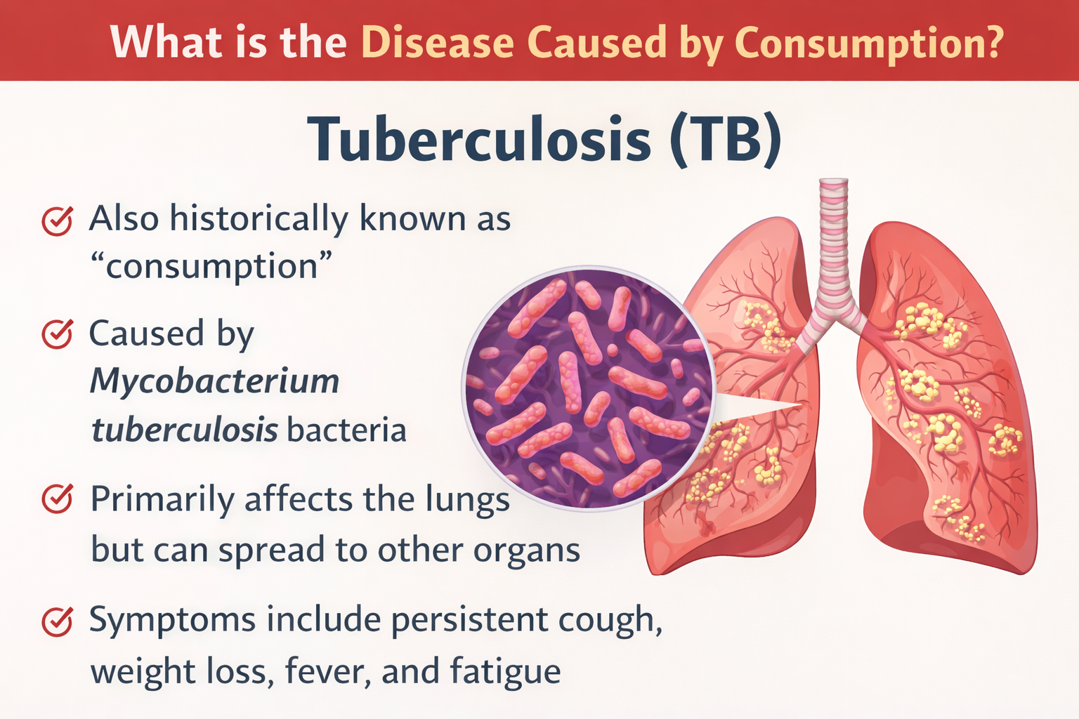What is the Disease Caused by Consumption?