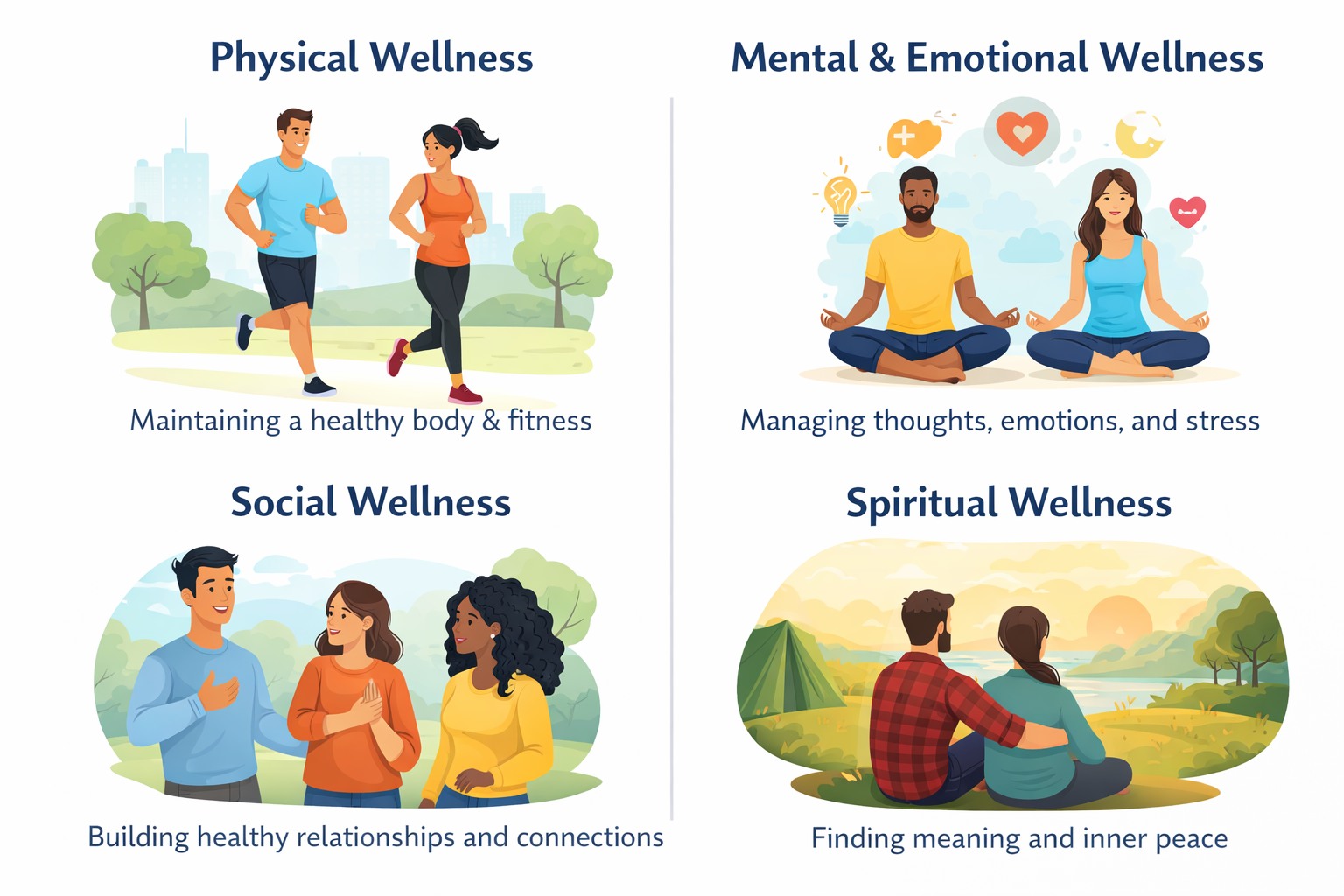 types of wellness means