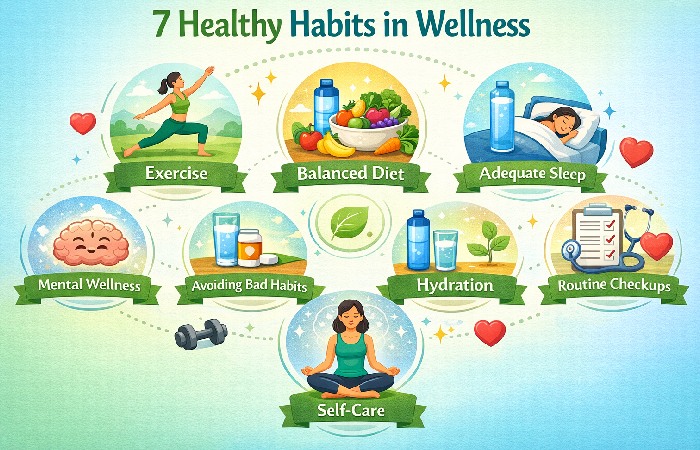 he 7 Healthy Habits in Wellness