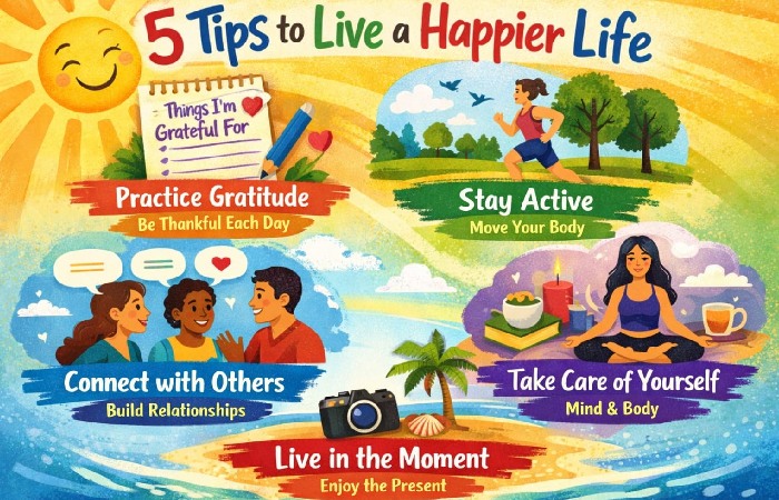 Five Tips To Live A Happier Life