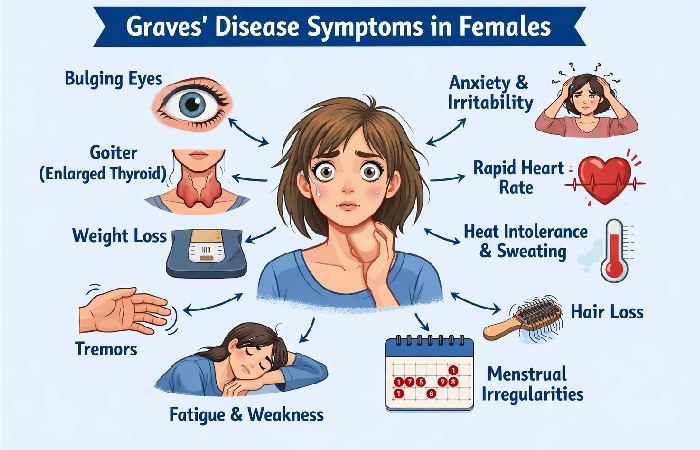 Graves' Disease Symptoms in Females