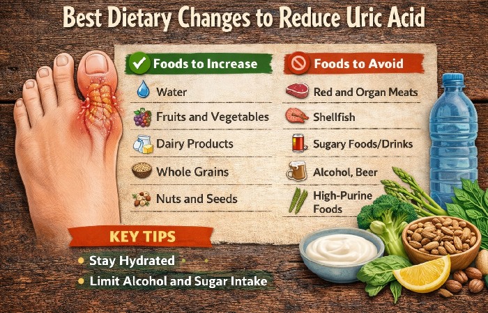 Best Dietary Changes to Reduce Uric Acid