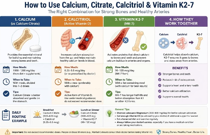 How to Use Of Calcium Citrate, Calcitriol
