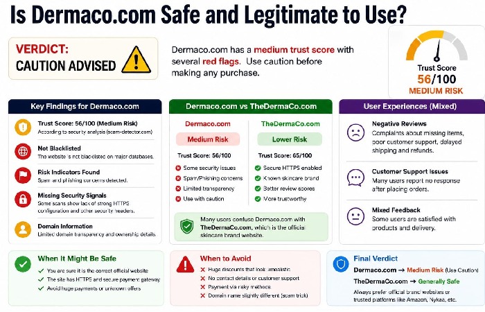 Is Dermaco.com Safe And Legitimate
