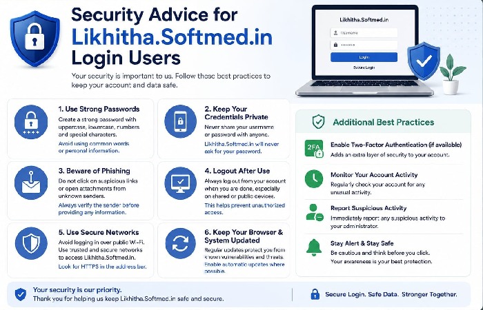 Security Advice for Likhitha.SoftMed.in Login Users