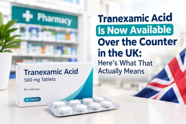 Tranexamic Acid Is Now Available Over the Counter in the UK: Here’s What That Actually Means